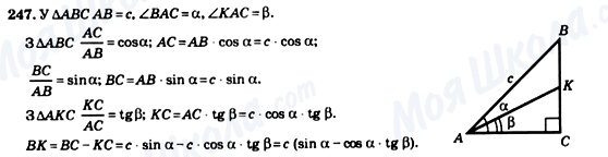 ГДЗ Геометрия 8 класс страница 247
