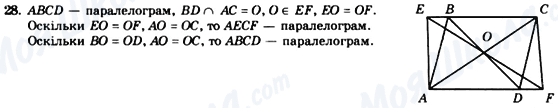 ГДЗ Геометрія 8 клас сторінка 28