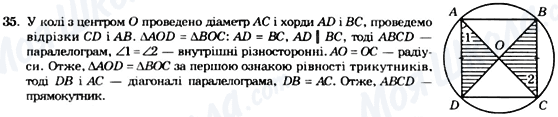 ГДЗ Геометрія 8 клас сторінка 35