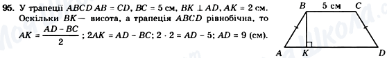 ГДЗ Геометрія 8 клас сторінка 95