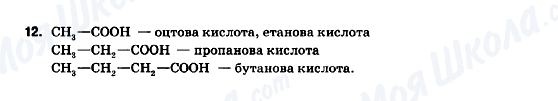 ГДЗ Хімія 9 клас сторінка 12