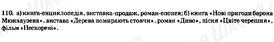 ГДЗ Українська мова 8 клас сторінка 110