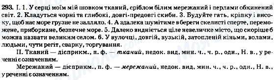 ГДЗ Українська мова 8 клас сторінка 293