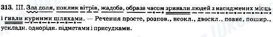 ГДЗ Українська мова 8 клас сторінка 313