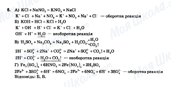 ГДЗ Химия 9 класс страница 6