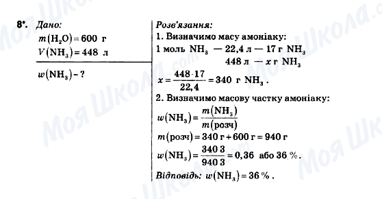 ГДЗ Хімія 9 клас сторінка 8