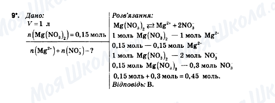 ГДЗ Хімія 9 клас сторінка 9