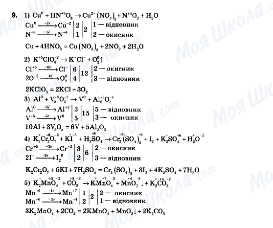 ГДЗ Хімія 9 клас сторінка 9