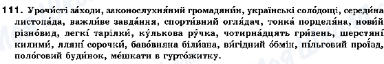 ГДЗ Українська мова 10 клас сторінка 111