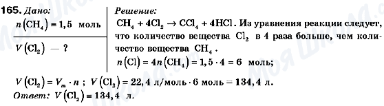 ГДЗ Хімія 9 клас сторінка 165
