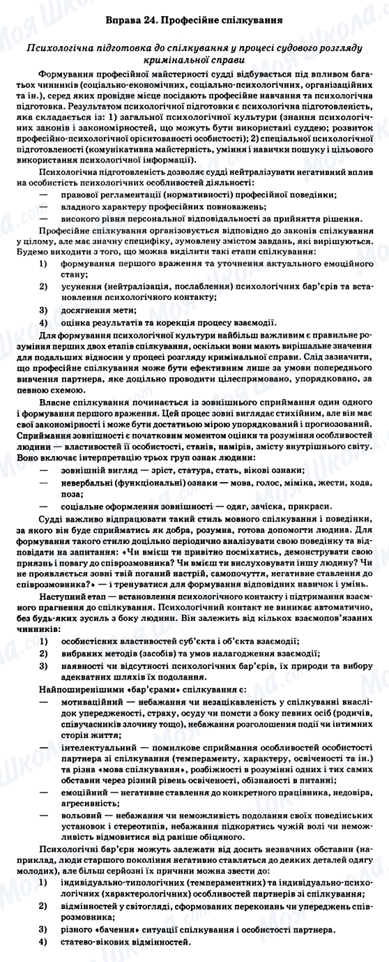 ГДЗ Укр мова 11 класс страница Вправа 24