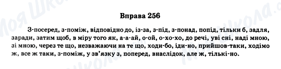 ГДЗ Українська мова 11 клас сторінка Вправа 256