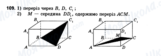 ГДЗ Геометрія 10 клас сторінка 109