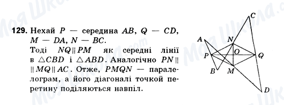 ГДЗ Геометрія 10 клас сторінка 129