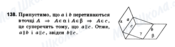 ГДЗ Геометрія 10 клас сторінка 138