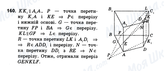 ГДЗ Геометрія 10 клас сторінка 160
