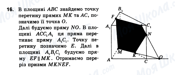 ГДЗ Геометрія 10 клас сторінка 16