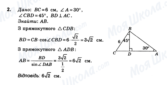 ГДЗ Геометрія 10 клас сторінка 2