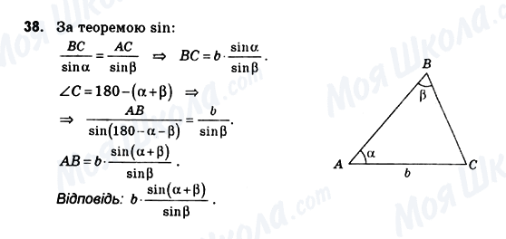 ГДЗ Геометрія 10 клас сторінка 38