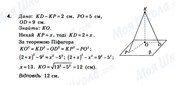 ГДЗ Геометрія 10 клас сторінка 4