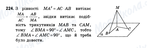 ГДЗ Геометрия 10 класс страница 224