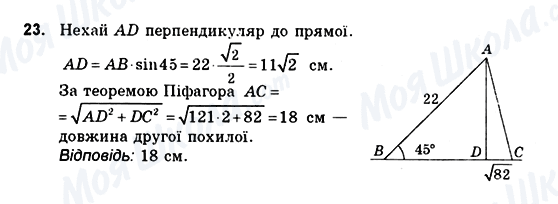 ГДЗ Геометрія 10 клас сторінка 23