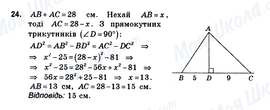 ГДЗ Геометрія 10 клас сторінка 24