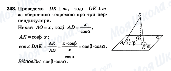 ГДЗ Геометрія 10 клас сторінка 248