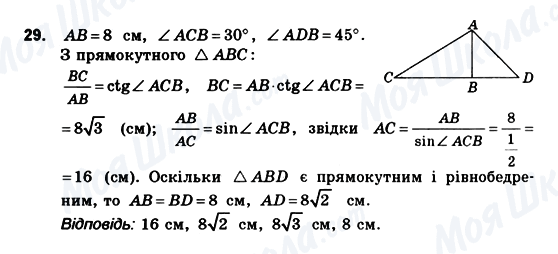 ГДЗ Геометрія 10 клас сторінка 29