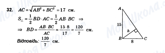ГДЗ Геометрія 10 клас сторінка 32