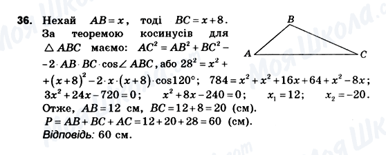 ГДЗ Геометрія 10 клас сторінка 36
