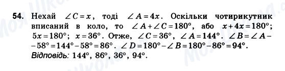 ГДЗ Геометрія 10 клас сторінка 54