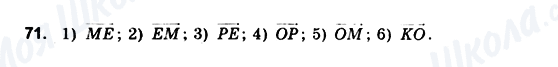 ГДЗ Геометрія 10 клас сторінка 71