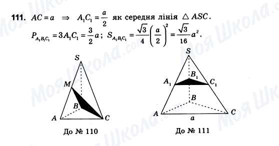 ГДЗ Геометрія 10 клас сторінка 111