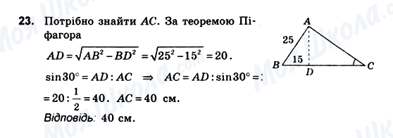 ГДЗ Геометрія 10 клас сторінка 23