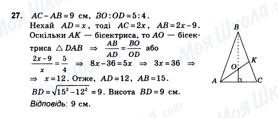 ГДЗ Геометрія 10 клас сторінка 27
