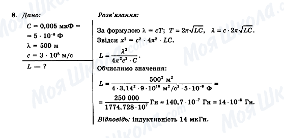 ГДЗ Физика 11 класс страница 8