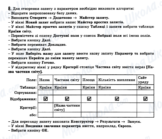 ГДЗ Информатика 11 класс страница 8