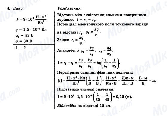 ГДЗ Фізика 11 клас сторінка 4