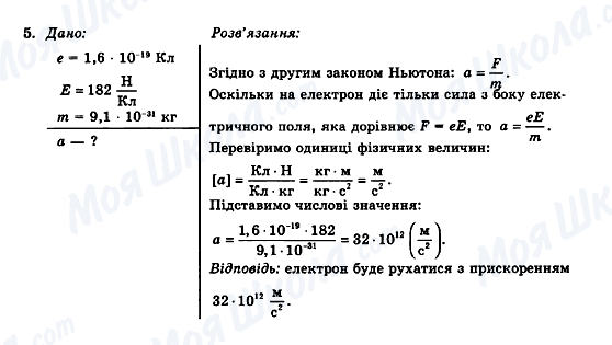 ГДЗ Фізика 11 клас сторінка 5