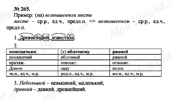 ГДЗ Русский язык 10 класс страница 265