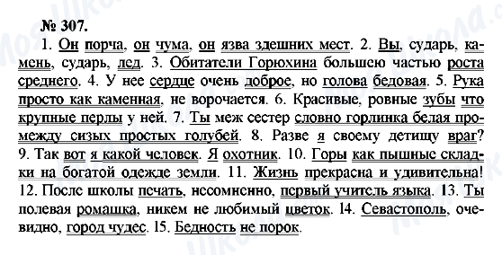 ГДЗ Русский язык 10 класс страница 307