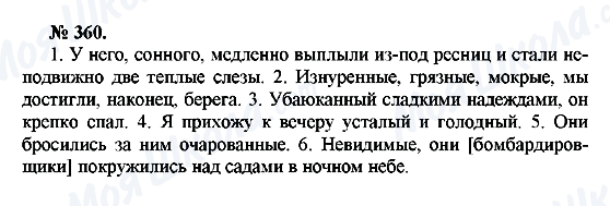 ГДЗ Російська мова 10 клас сторінка 360