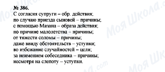 ГДЗ Русский язык 10 класс страница 386