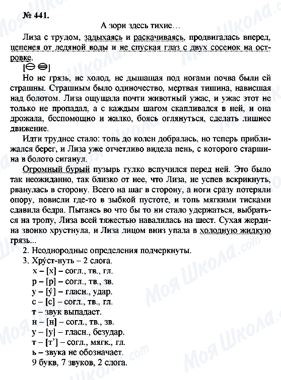 ГДЗ Російська мова 10 клас сторінка 441