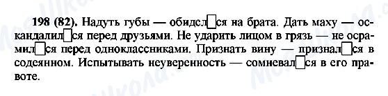 ГДЗ Російська мова 6 клас сторінка 198(82)