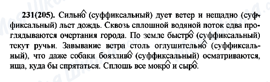 ГДЗ Русский язык 7 класс страница 231(205)