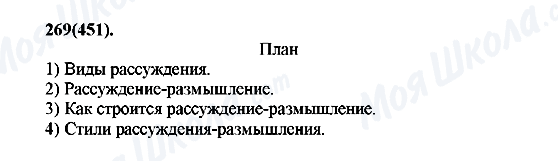 ГДЗ Русский язык 7 класс страница 269(451)