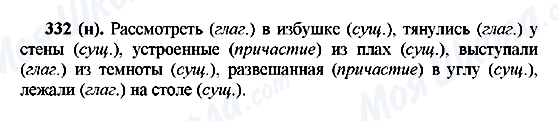 ГДЗ Русский язык 7 класс страница 332(н)