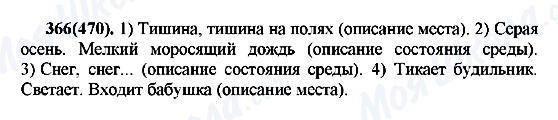 ГДЗ Російська мова 7 клас сторінка 366(470)